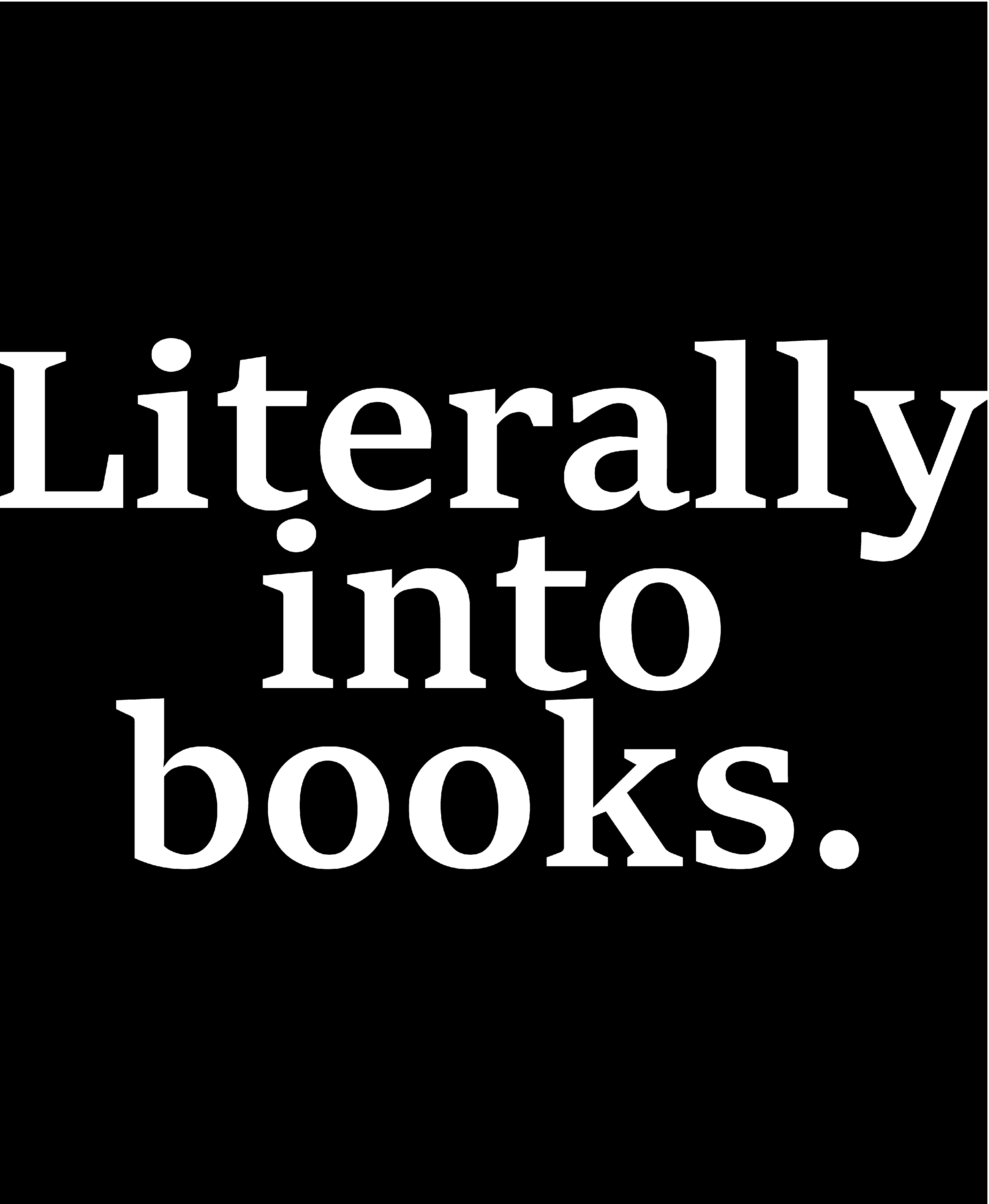 Literally Into Books 11oz Black Mug (Wraparound Design)